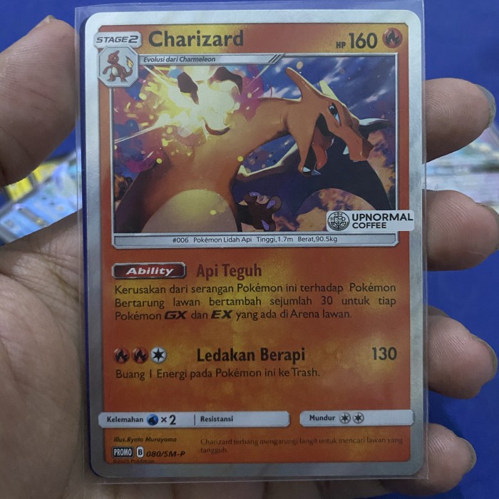 Charizard Promo Upnormal Pokemon Tcg Indonesia