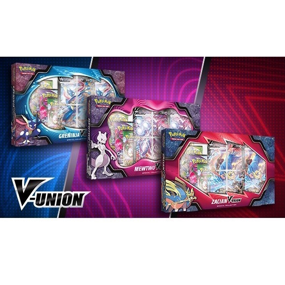 Kartu Pokemon Tcg Zacian Mewtwo Greninja V Union