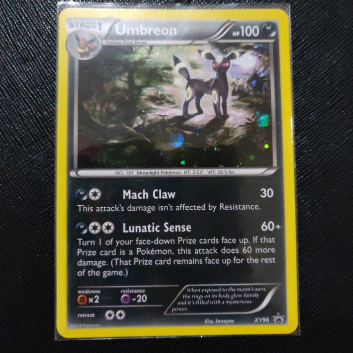 Kartu Pokemon Tcg En Promo Xy96 Umbreon Holo