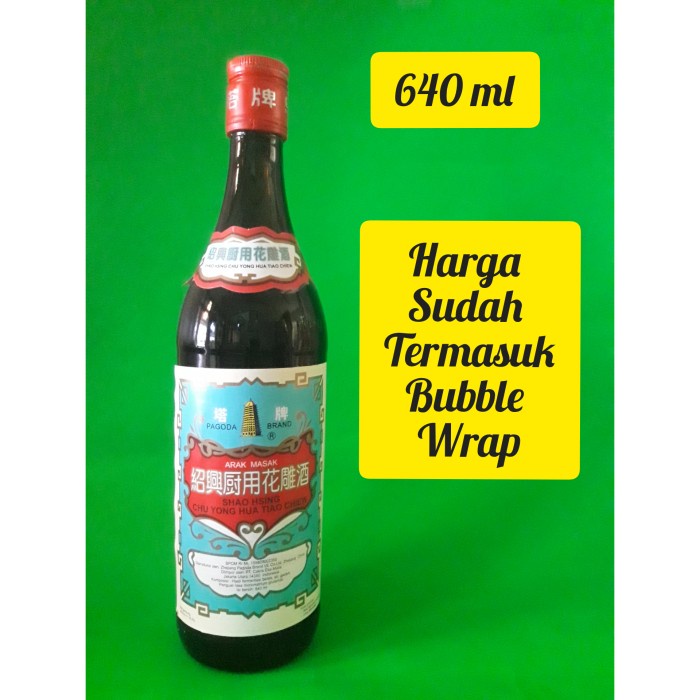 

Arak Masak Shao Hsing 640 Ml