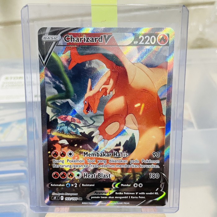 Charizard V Alternate Art Secret Rare Sr Aa Indonesia Kartu Pokemon
