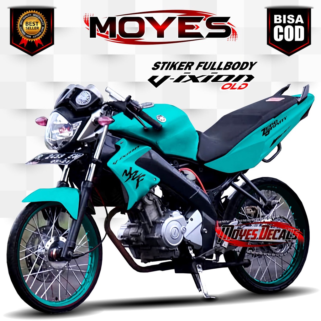 Decal Vixion Old Fullbody Stiker Vixion Lama Fullbody Decal Variasi Vixion Old Fullbody WARNA POLOS