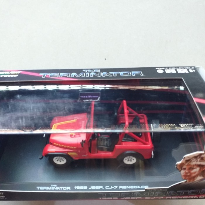 PROMO GREENLIGHT HOLYWOOD 1983 JEEP CJ 7 RENEGADE TERMINATOR TERLARIS
