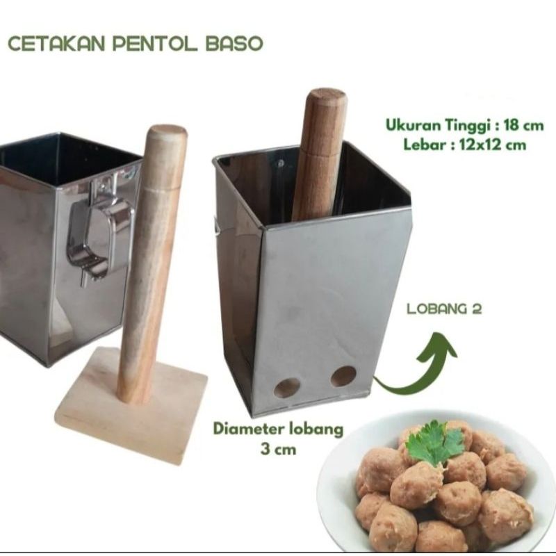 Cetakan Pentol Bakso / Cetakan pentol gratis lemet