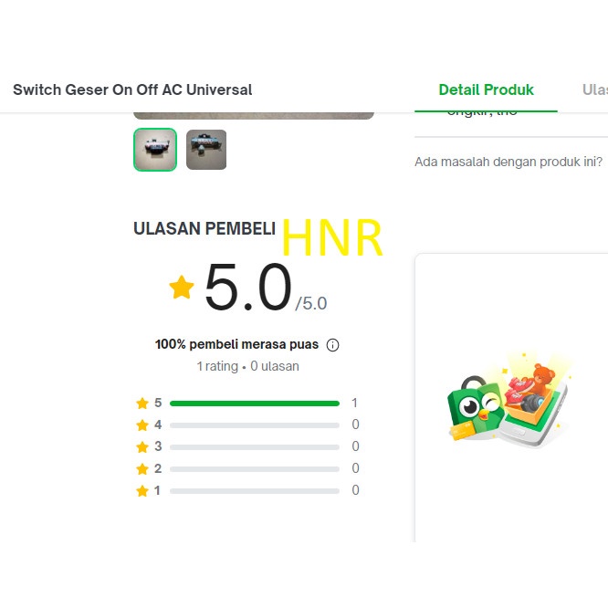 Switch Geser On Off AC Universal terpopuler