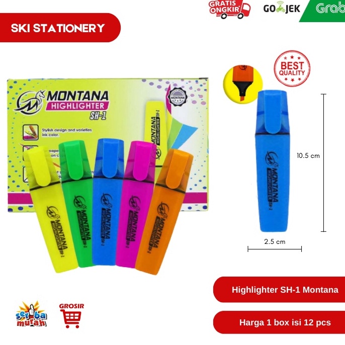 

M810083 Stabilo / Highlighter SH-1 Montana hjd7z
