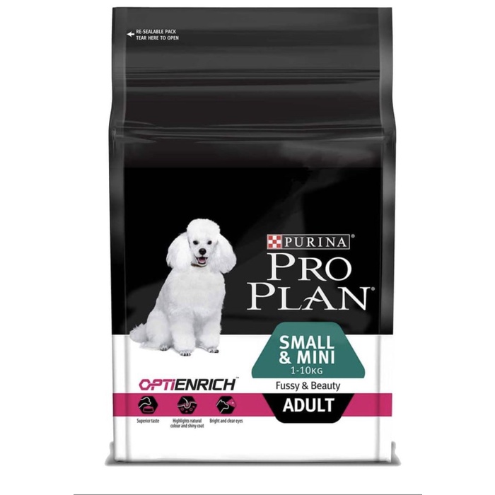 HOT SALE PRO PLAN FUSSY BEAUTY SMALL MINI ADULT CHICKEN 2,5KG ROYAL CANIN BULU TERBARU