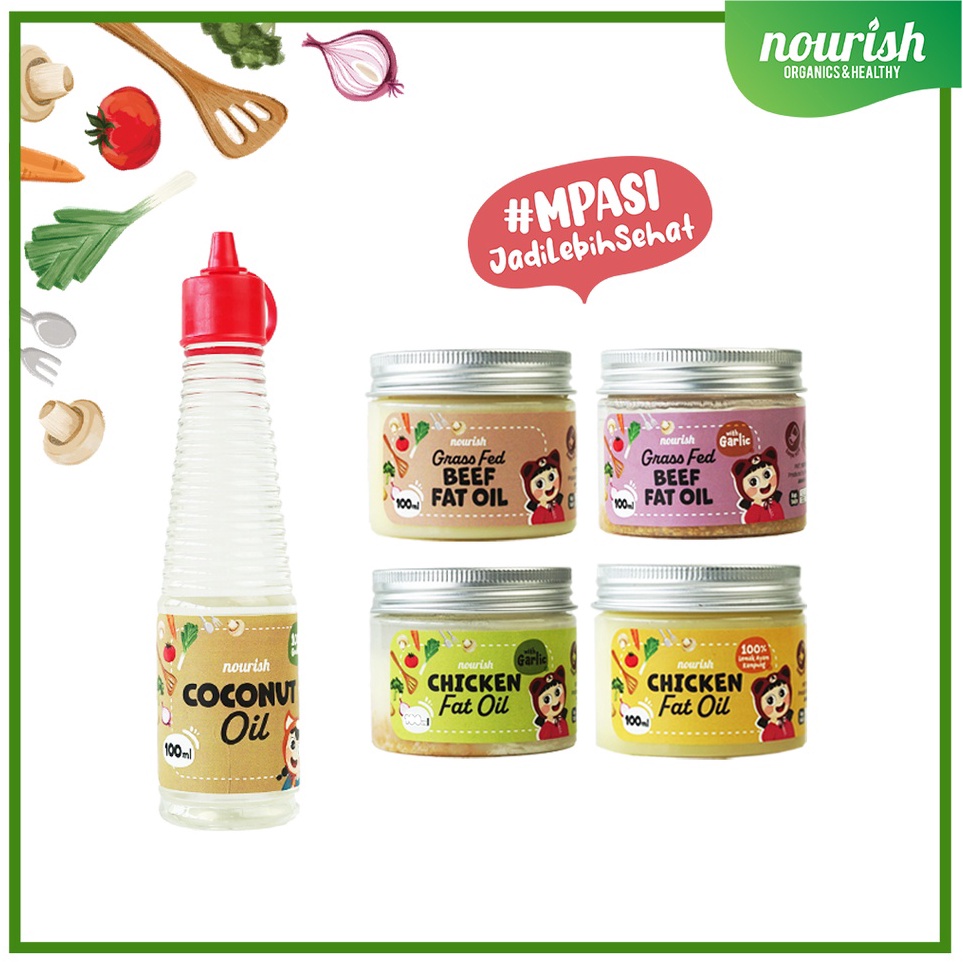 

Paling Popular Nourish Chicken Fat Oil / Beef Fat Oil (Tallow) / Coconut Oil / BB Booster / Lemak Baik / Minyak MPASI