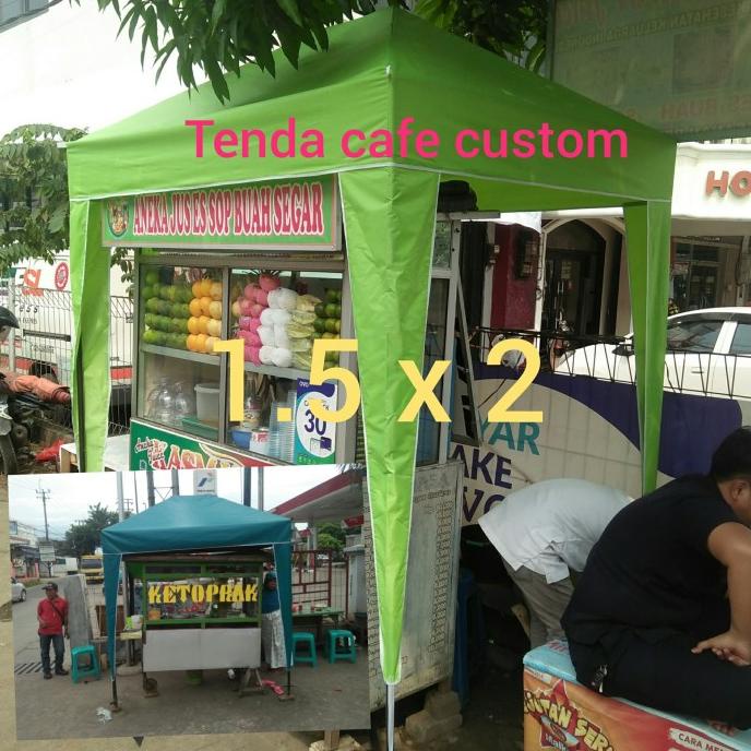 tenda cafe 1.5x2 tenda outdoor tenda bongkar pasan