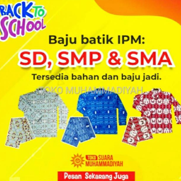50 SERAGAM BATIK IPM SD, SMP, SMA 35
