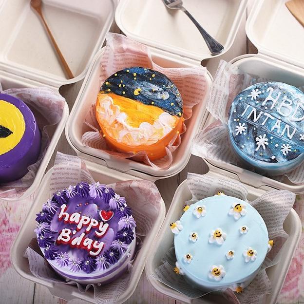 @=@=@=@=] Loyang Bulat Mini Press Loyang Bento Cake Loyang Korean Lunch Box Cake