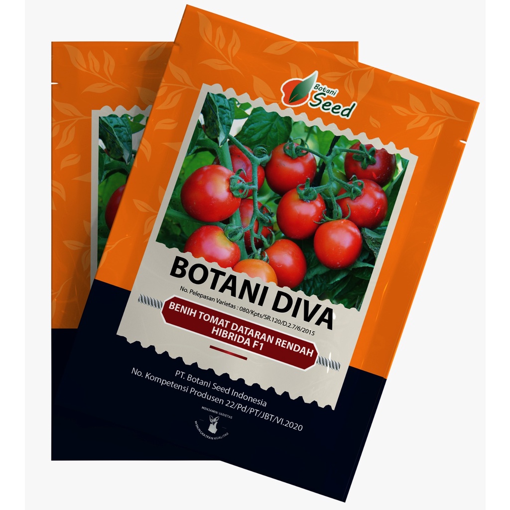 Benih Bibit Tomat hibrida F1 DIVA 5gr|Botani Seed untuk dataran rendah