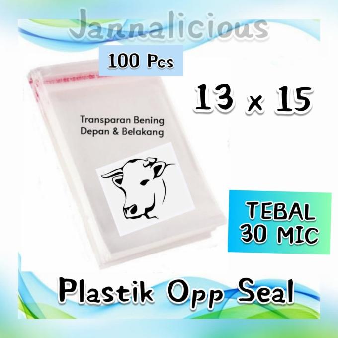 .........] Plastik OPP Seal Atas Uk. 13x15 ~ 30 micron
