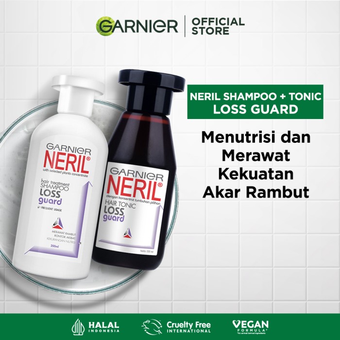 Garnier Neril Anti Loss Guard Hair Tonic + Shampoo 200Ml