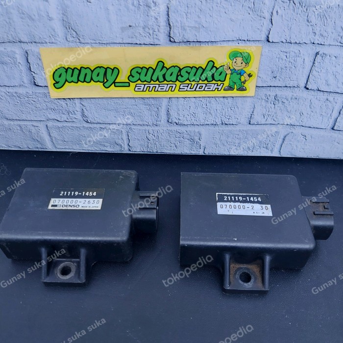 {Bekas} CDI Denso 1454 Ninja R SS RR ZX New RR Original Copotan Motor Kawasaki Limited