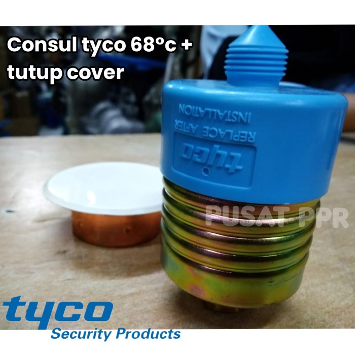 Head Springkler Consul Tyco 68C / Head Mirage Concealed Tyco + Cover Berkualitas