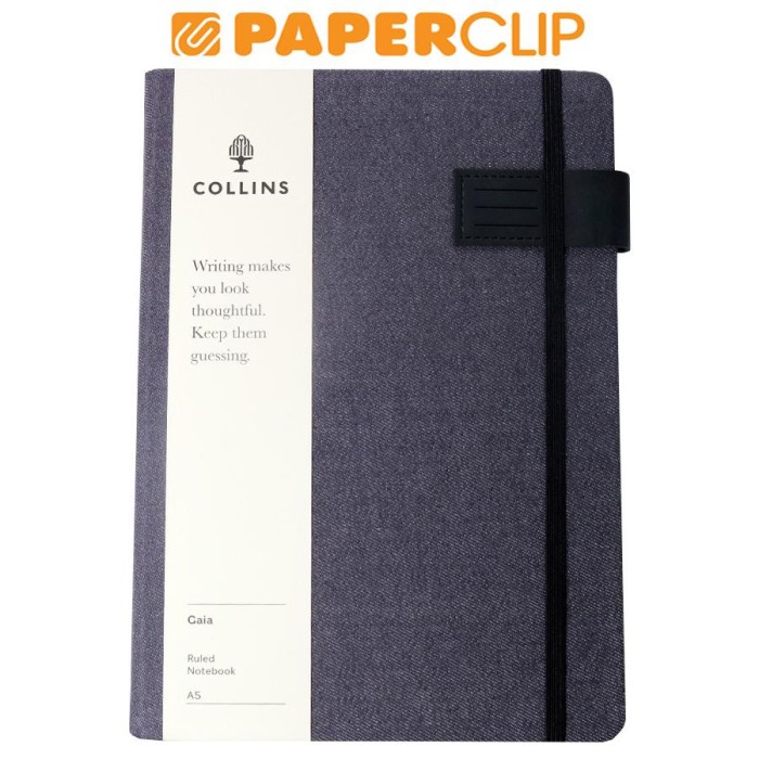 

NOTEBOOK A5 COLLINS GAIA GA15R.99 GRAY
