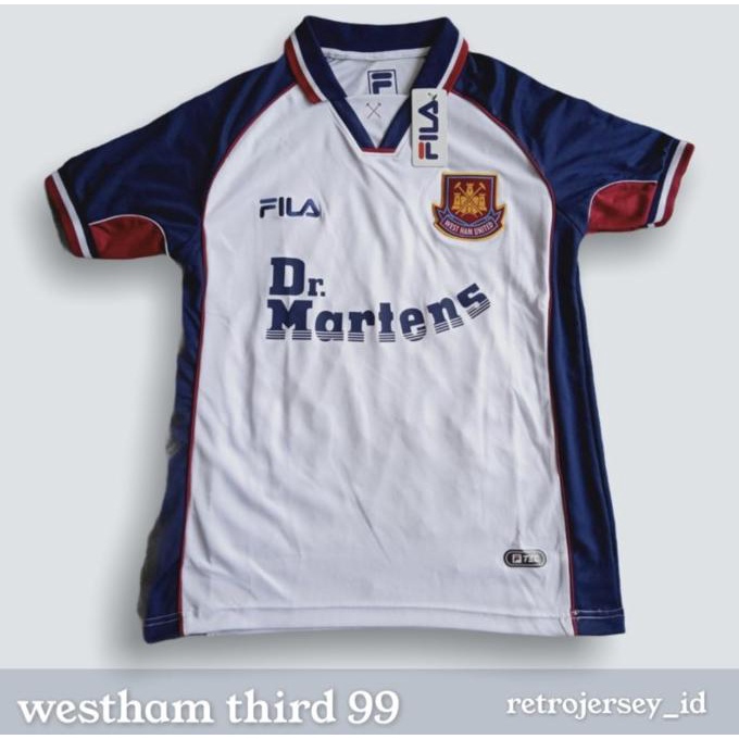 Jersey Westham Away 99 Retro