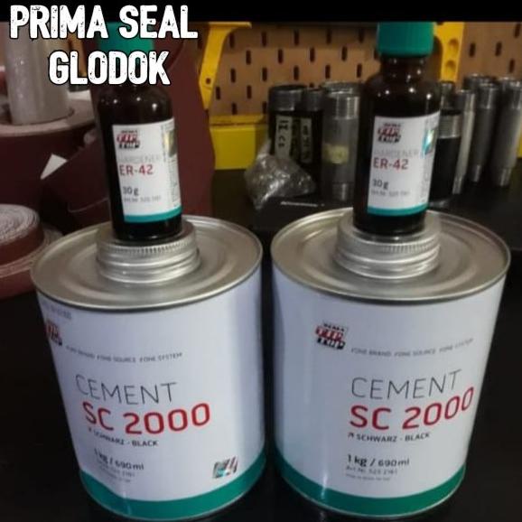 Lem Conveyor Sc2000 ( 1 Kg ) Black + Hardener Rema Tip Top Sc 2000