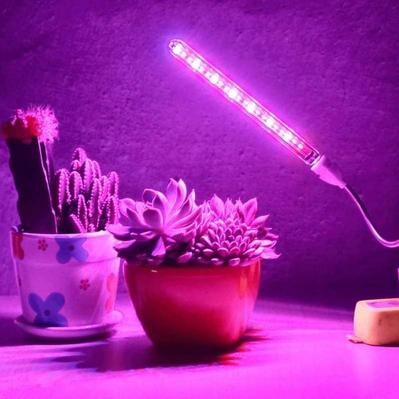 Lampu Cahaya Tanaman Grow Light LED Full Color 10W