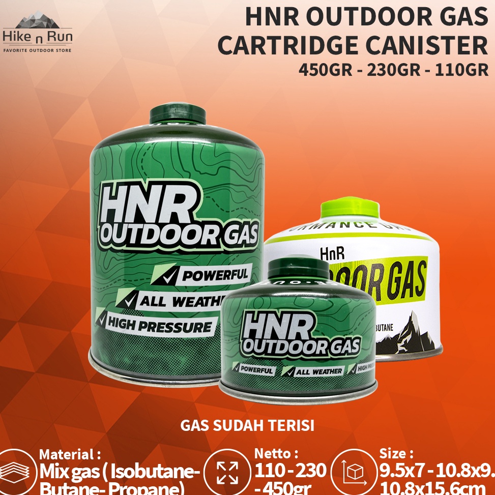 ・ MG Gas Canister 110gr Ultralight Hike n Run b Produk Terkini ★.