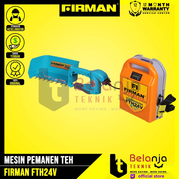 Firman Tea Harvester Battery FTH24V Mesin Pemanen Teh Baterai FTH 24 v keren