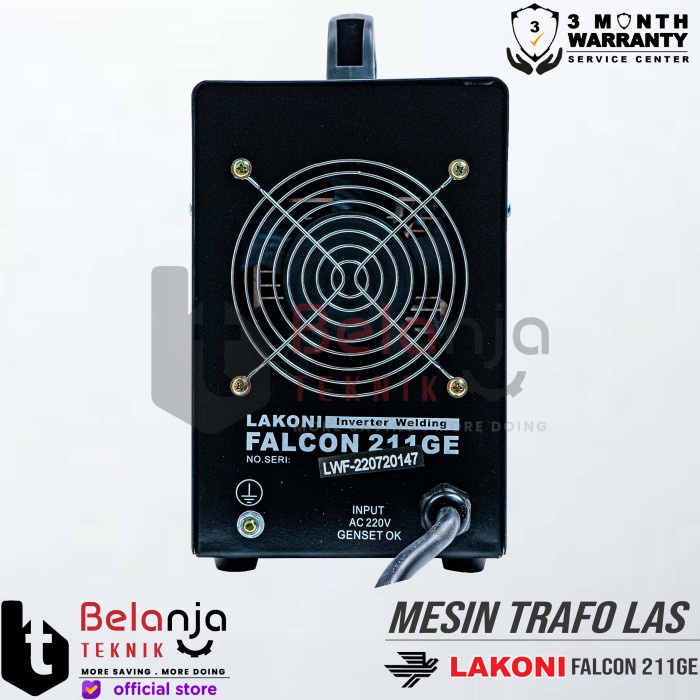 Lakoni Falcon Travo Las 211 GE Mesin Trafo Las Inverter DC 211GE keren