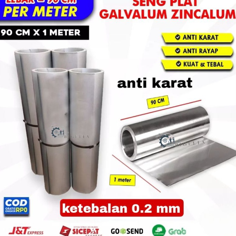 ➢ seng talang air galvalum lebar 90cm  talang air galvalum lebar 90 ✳ (Laris)