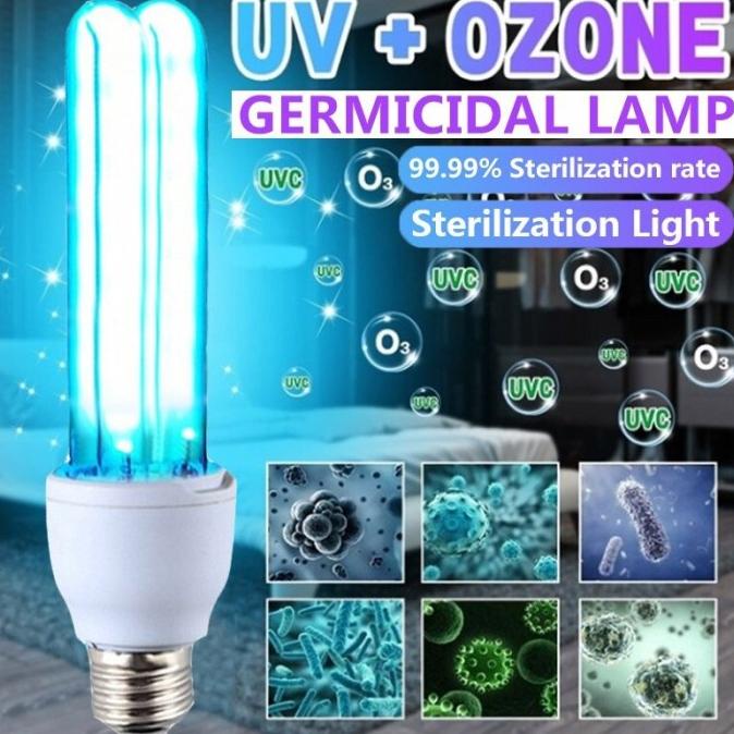 Nxz E27 Lampu Uv Disinfeksi Led, Lampu Sterilisasi Uvc Pembasmi Kuman