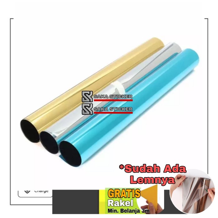 Ready stok Kaca Film One way 1Roll Full L 1,5M x P50M Sticker Stiker Kaca Jendela