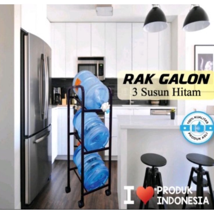 Rak galon 3 susun/Rak galon besi 3susun/kuat murah dan ekonomis vwh