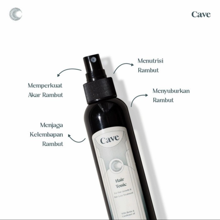 GRATIS ONGKIR [CAVEMens] CAVE HAIR Shampoo + Cave Hair Tonic by Cave.id