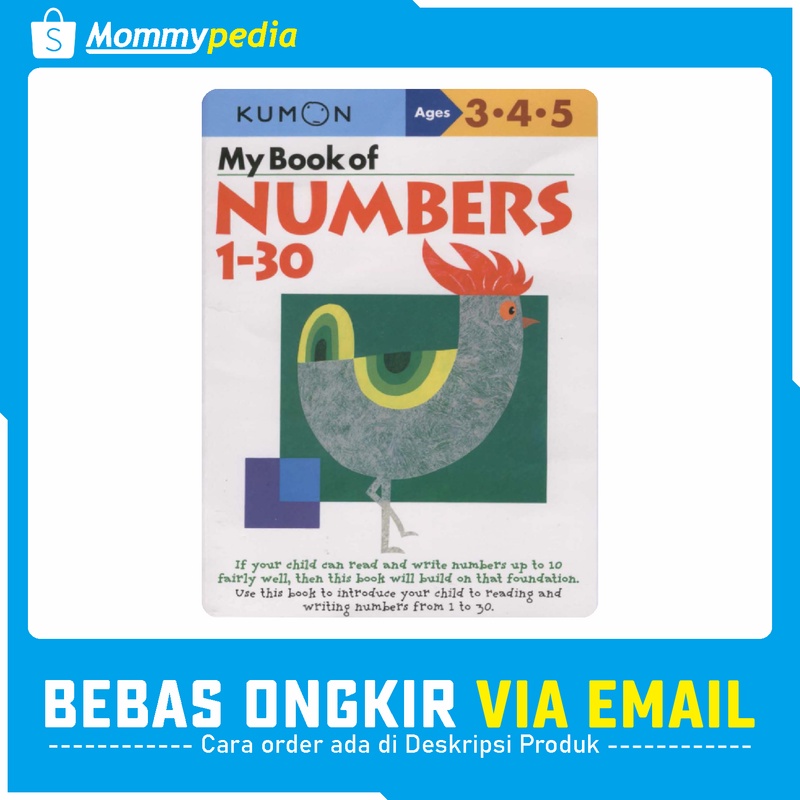 

KUMON Ages 3 4 5 / Umur 3 4 5 Tahun - My Book of Numbers 1-30