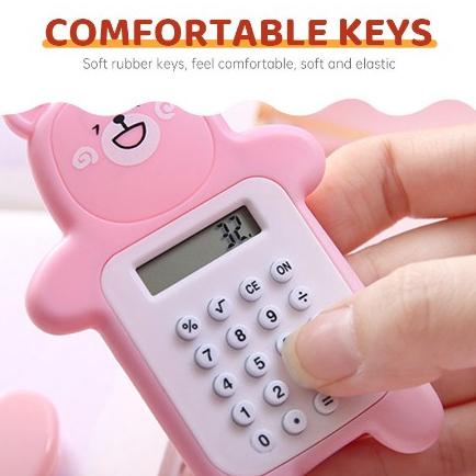 

Viral Kalkulator Mini Motif Beruang 8 Digit Tombol Karet C325 Bear Calculator Travel Mini Portable Sekolah Stationary Import