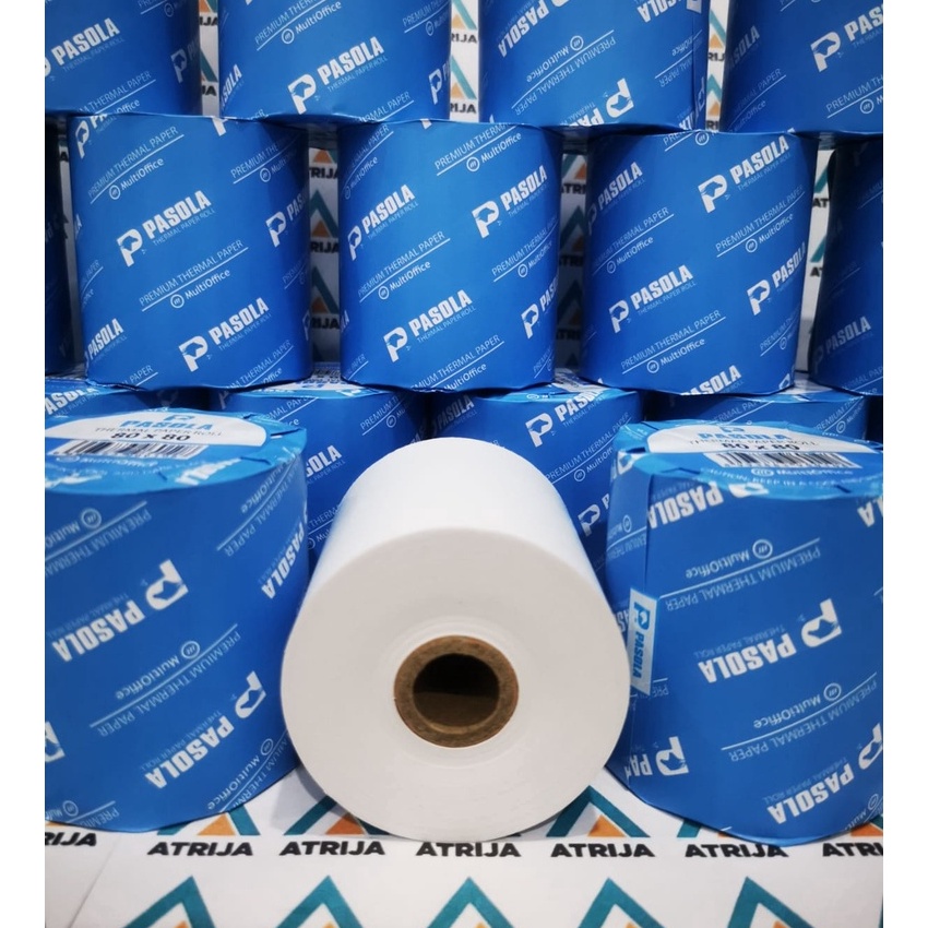 

(N♡K☀ 1> Kertas Thermal Struk Kasir 80 x 80 Pasola . Thermal Paper Roll 80x80siaap.dikirim.!!