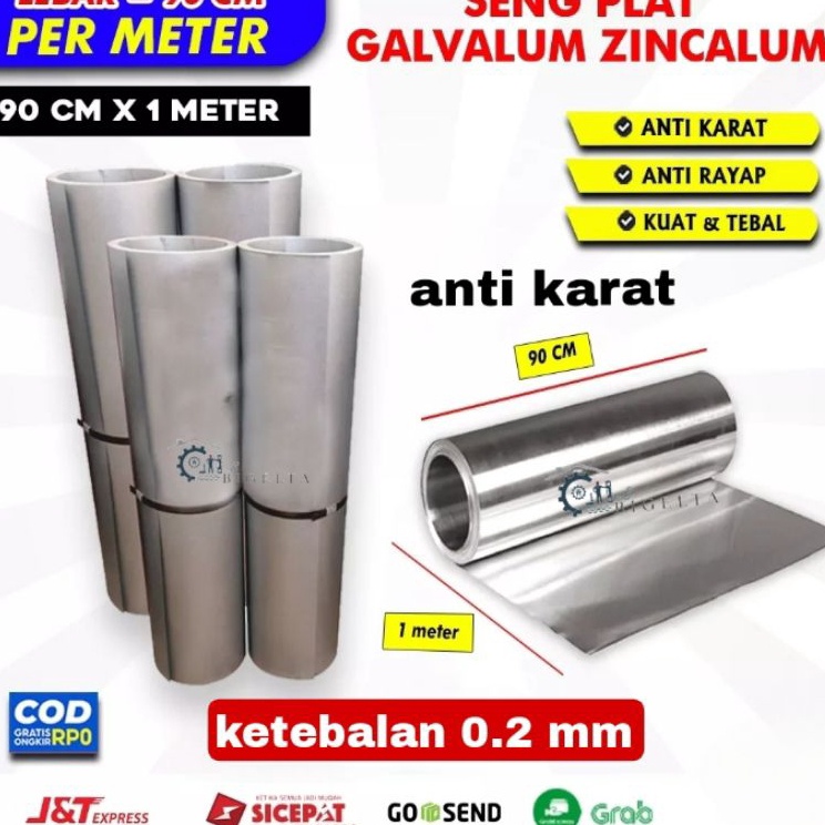 Ready CSN seng talang air galvalum lebar 90cm  talang air galvalum lebar 90 ✣ ★★★★★