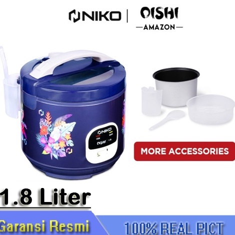★★ VC Magic Com Niko Amazon  1,8 Liter Rice cooker niko magicom tutup kaca z Terlaris Terlaris.