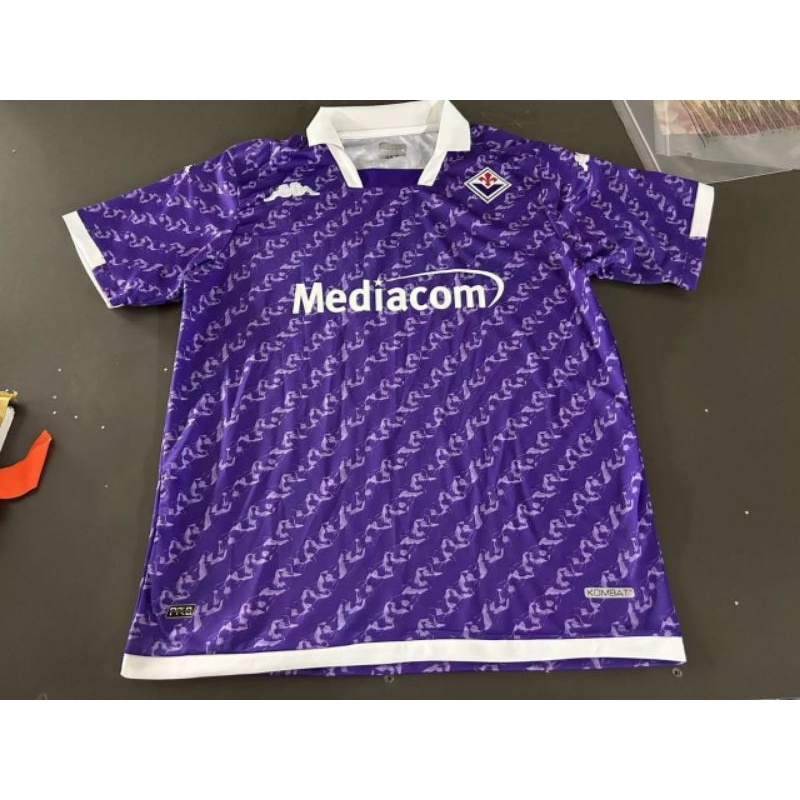 JF7 MUSIM DEPAN T JERSEY BOLA FIORENTINA HOME 2023/2024 UNGU 23/24 PREMIUM GRADE ORI OFFICIAL XLW