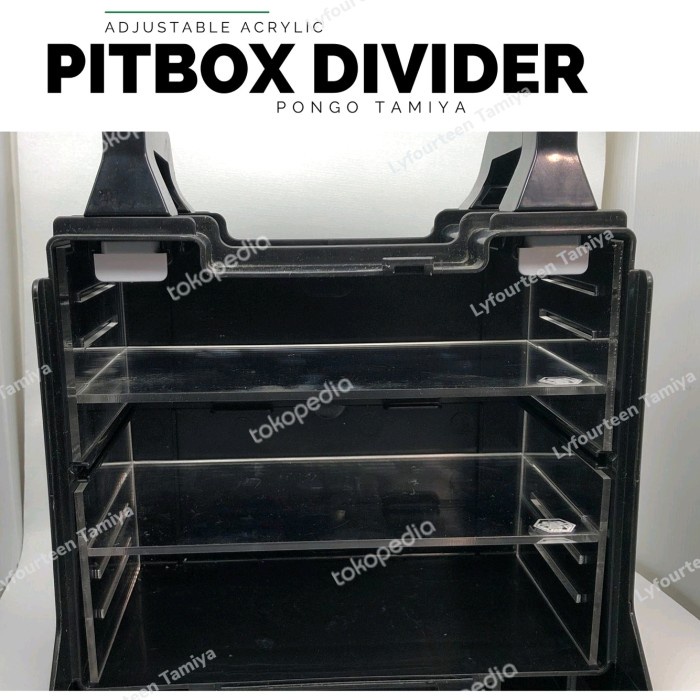 Terlaris Sekat Akrilik Pit Box Tamiya _.