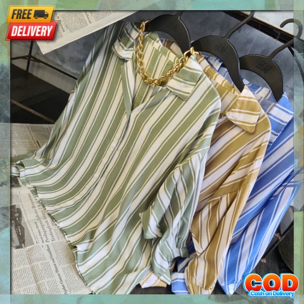 Ootd Outfit Remaja Ksmjea Lengan Panjang Kemeja Cewek Import Buju Kmja Dewasa Ksmeja Berkancing Mura