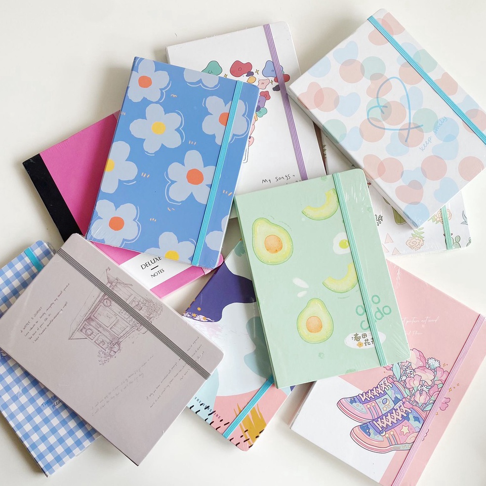 

RQ5497 SOS Buku Notes Tali A5 (25K) Fancy/ Buku Catatan / Note book/Notebook ➫Stok Banyak