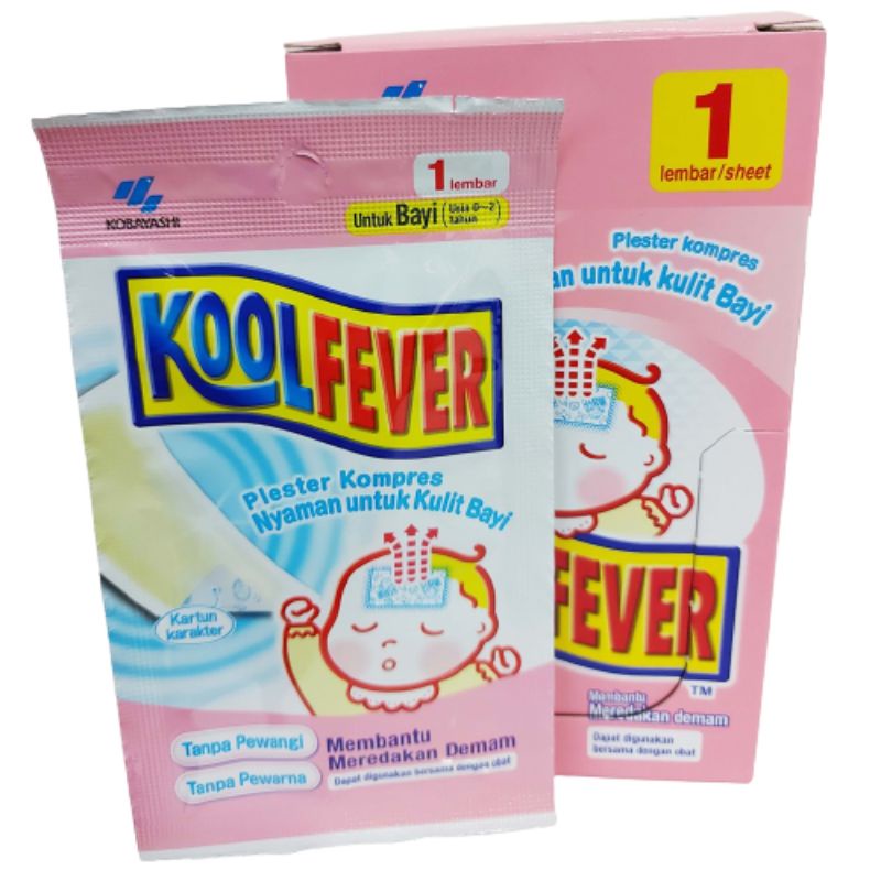 KoolFever kool fever plester kompres demam bayi