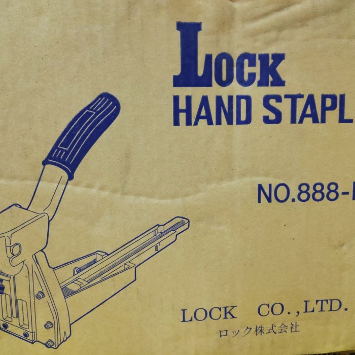 

Bestseller Lock Hand Stapler / Steples Untuk Kardus