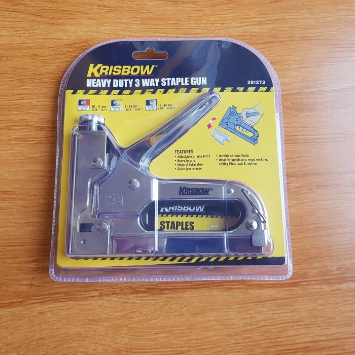 

Bestseller Krisbow Stapler Tembak 3 In 1 / Staples / Stapel / Stepler