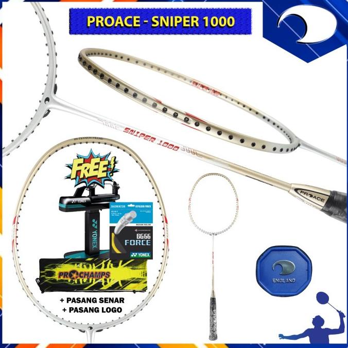Raket Badminton PROACE PRO ACE SNIPPER / SNIPER 1000 ORIGINAL