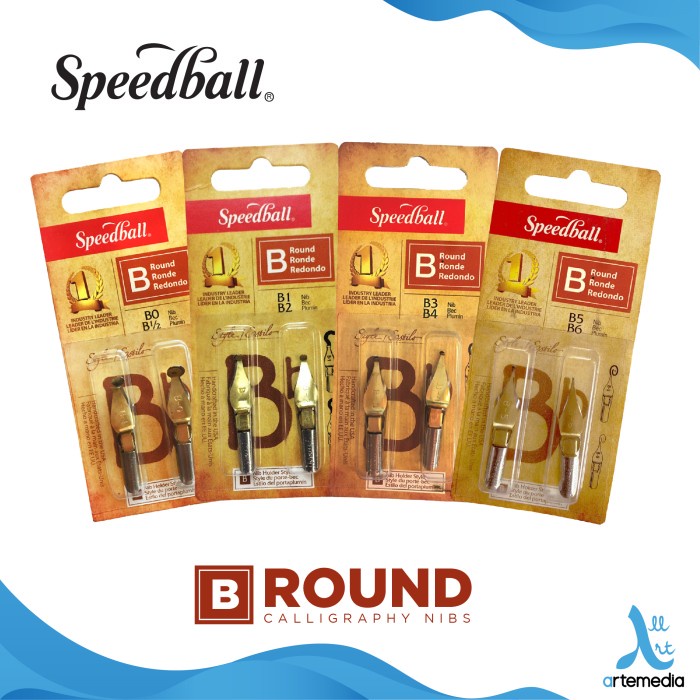 

Bestseller Mata Pena Kaligrafi Speedball B Round Nibs Calligraphy