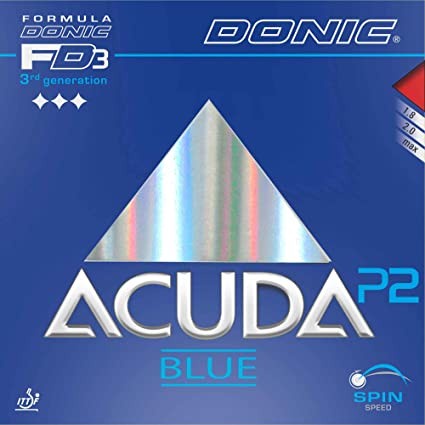 Bestseller Donic - Acuda Blue P2 Karet Pingpong Rubber Tenis Meja