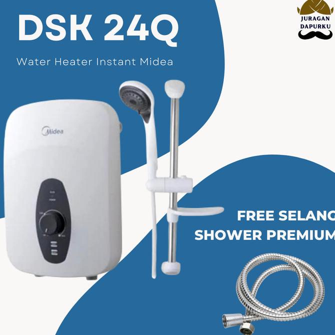 Water Heater Listrik Instan Water Heater Midea DSK 24Q + SELANG SHOWER
