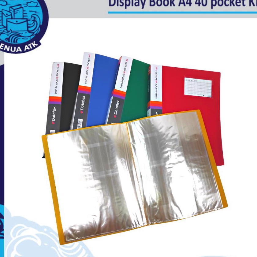 

[B-D♥✯T> Display Book / Clear Holder 40 Pocket + Kartu Nama A4 Dataflex DF-832- terrviral..!