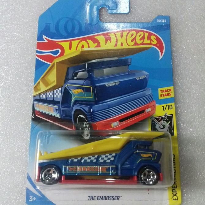 Hot Wheels Truck The Embosser. Card HW Experimotors 2017. Track Stars.